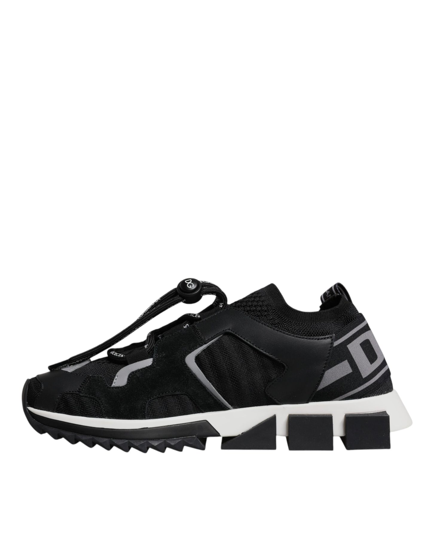 Baskets de randonnée Sorrento noires en maille Dolce & Gabbana