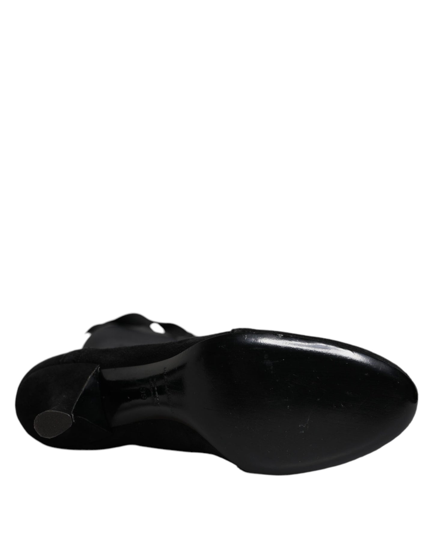 Bottes hautes à lacets noires Dolce & Gabbana