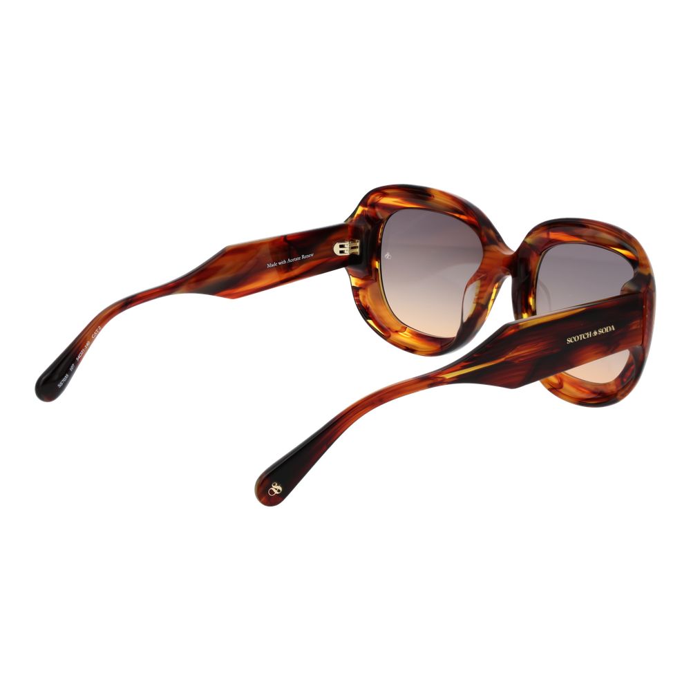 Lunettes de soleil marron Scotch & Soda pour femme