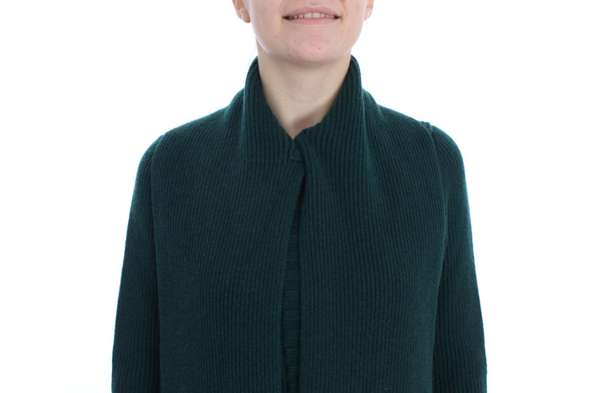 Cardigan en cachemire tricoté vert Dolce & Gabbana