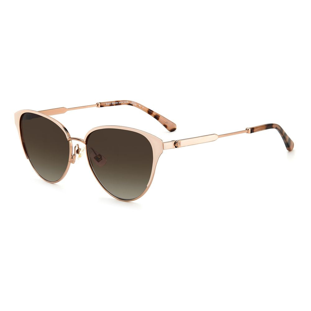 Lunettes de soleil Kate Spade en métal rouge