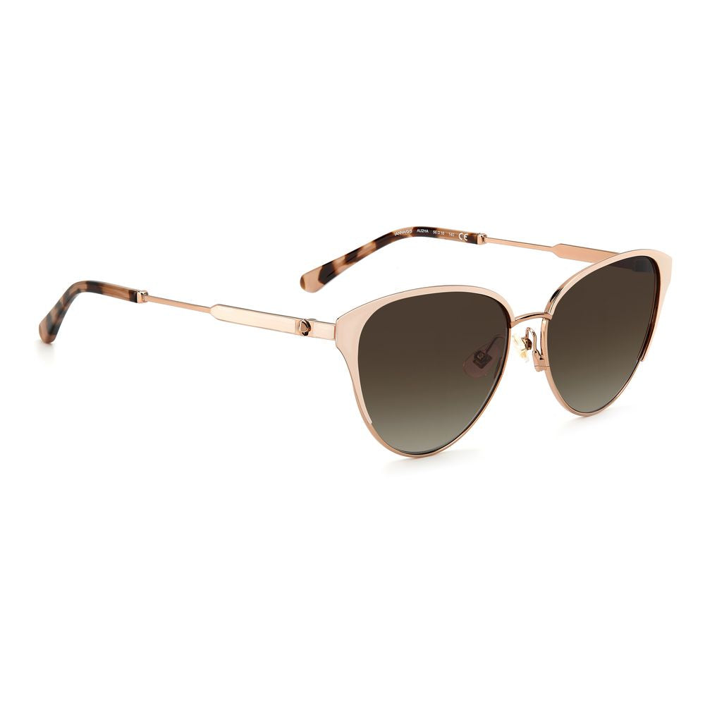 Lunettes de soleil Kate Spade en métal rouge