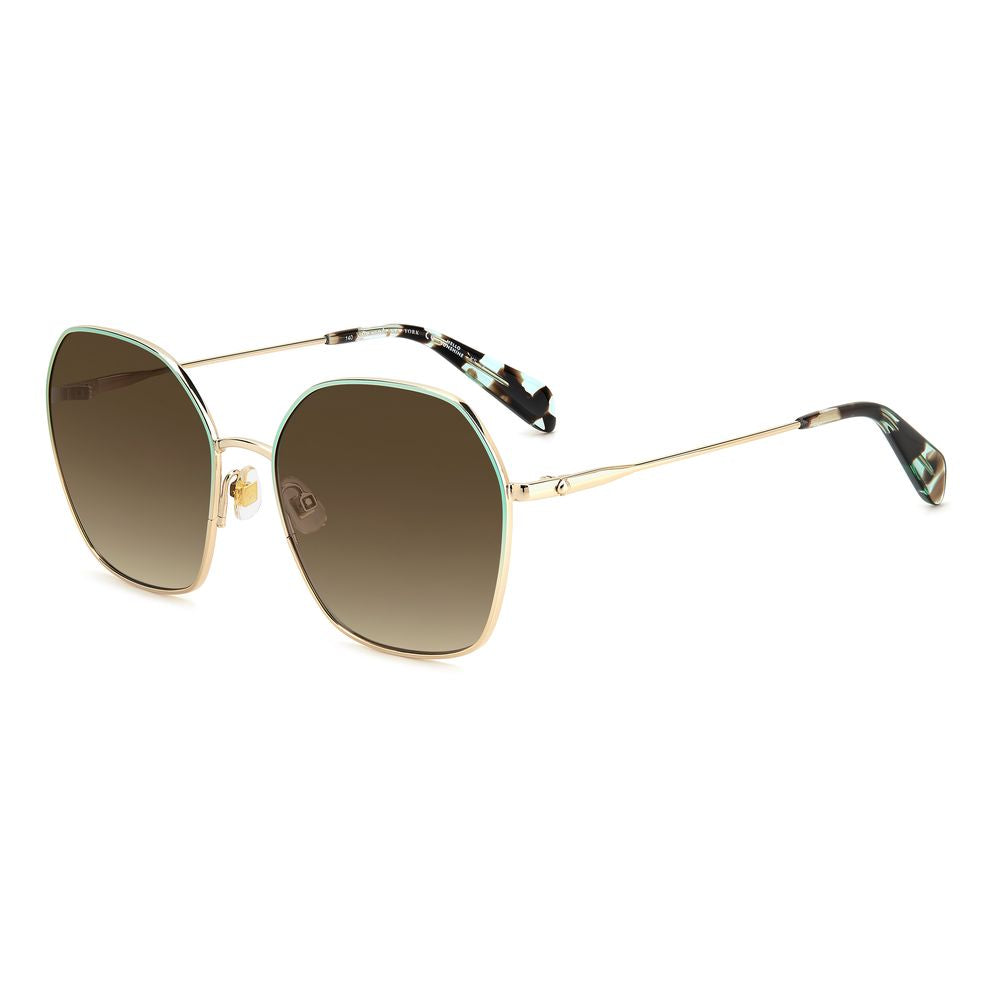 Lunettes de soleil Kate Spade en métal bleu