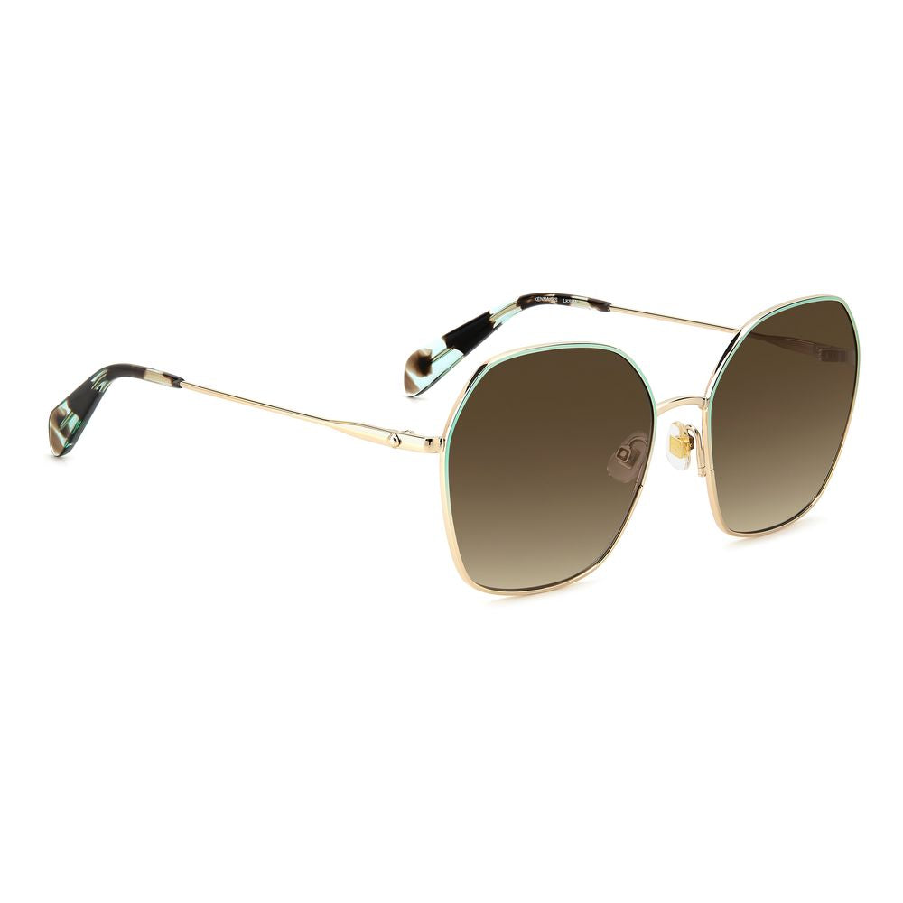 Lunettes de soleil Kate Spade en métal bleu
