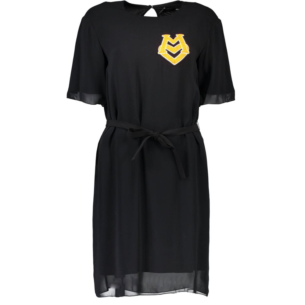 Robe noire en fibres diverses Love Moschino pour femme