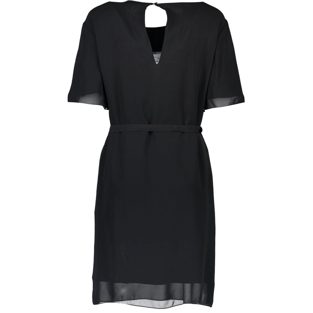 Robe noire en fibres diverses Love Moschino pour femme