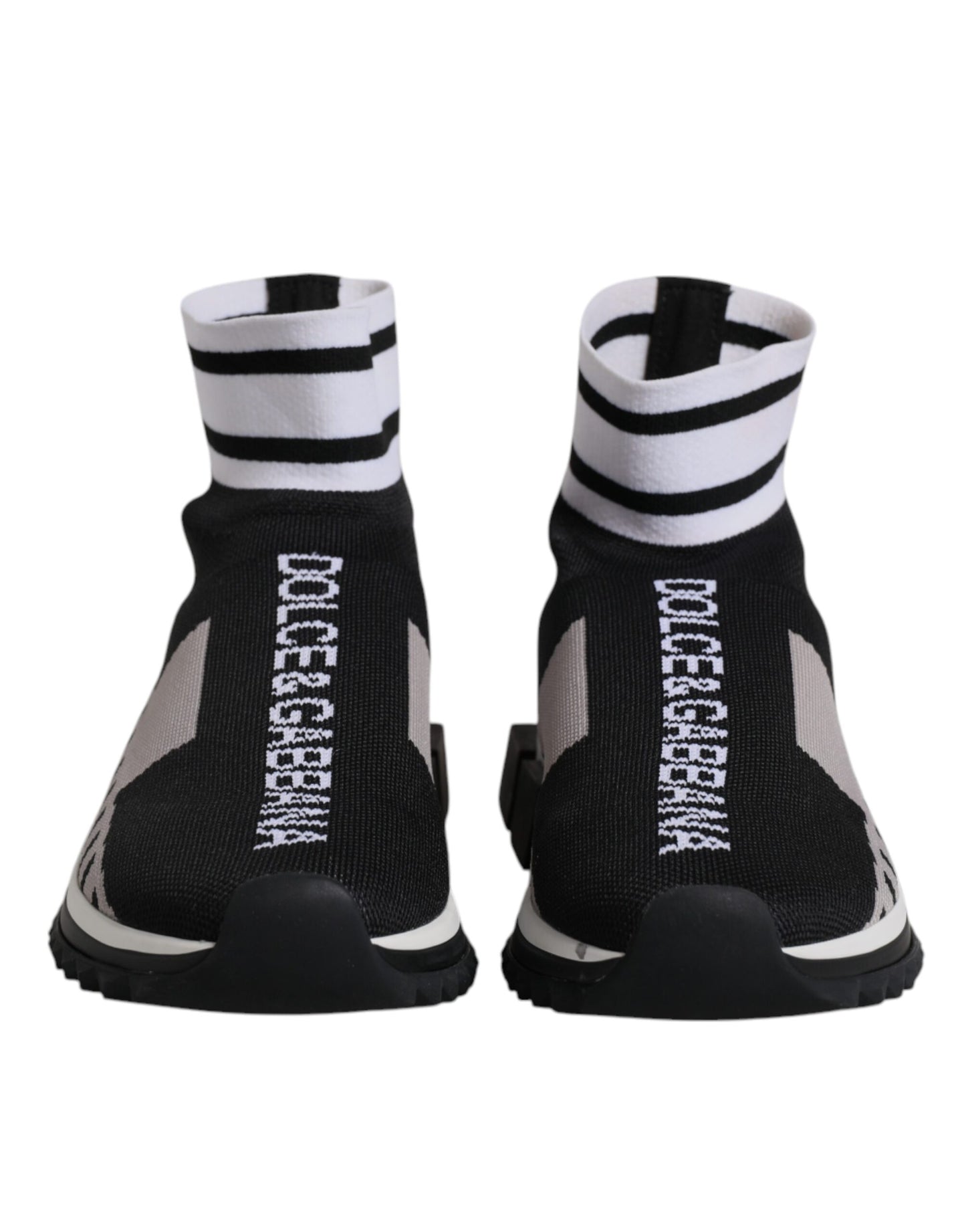 Baskets à chaussettes noires et grises Sorrento Dolce & Gabbana pour femmes