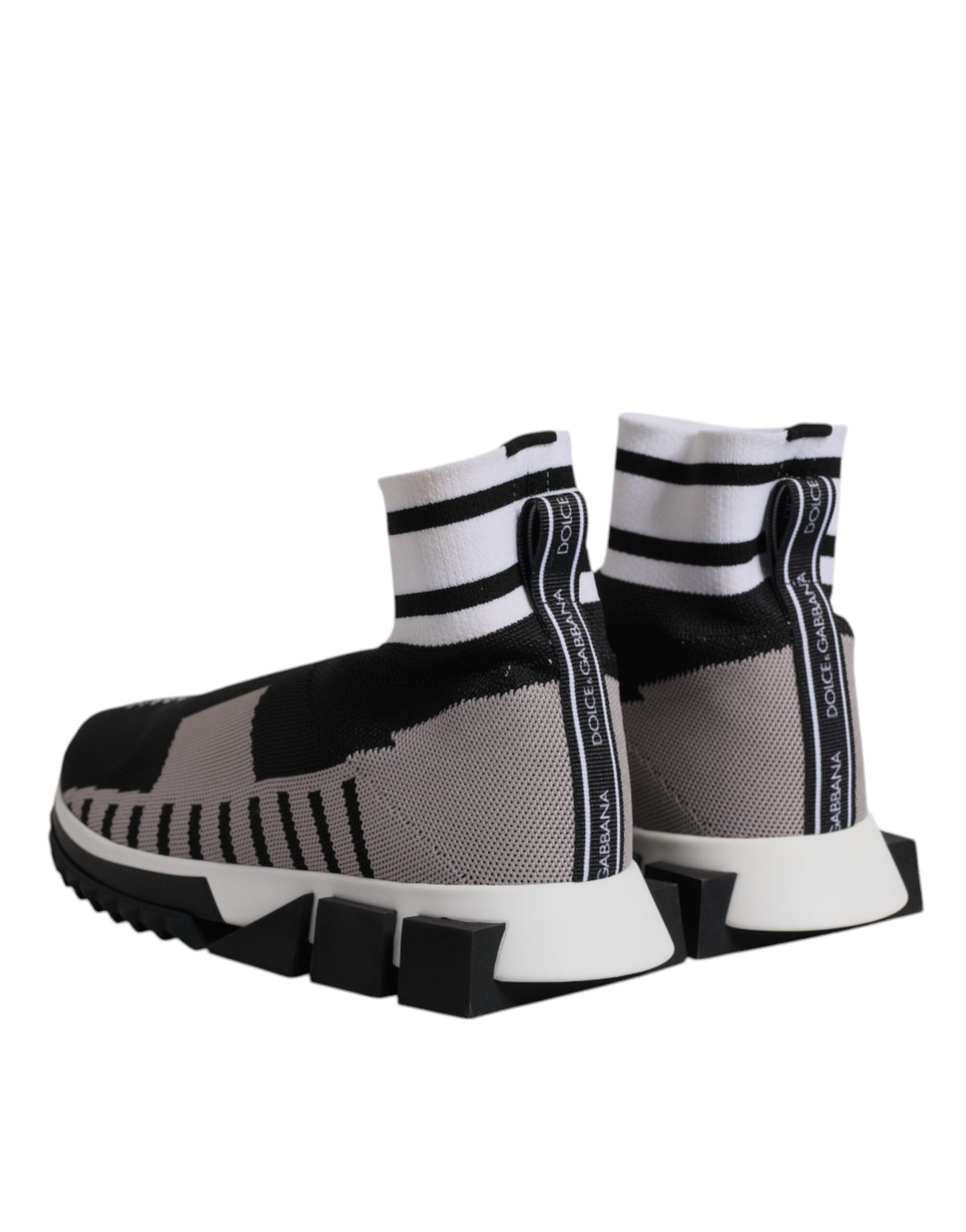 Baskets à chaussettes noires et grises Sorrento Dolce & Gabbana pour femmes
