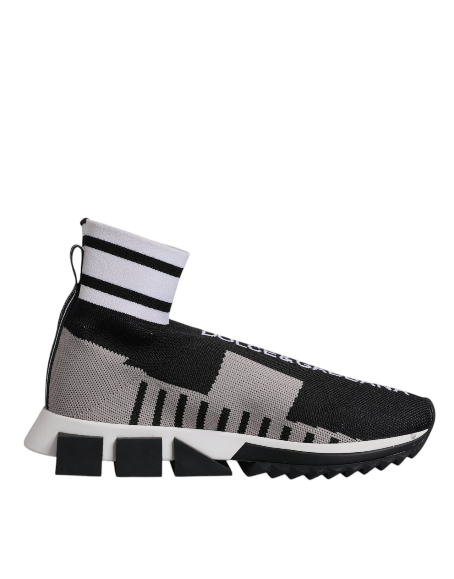Baskets à chaussettes noires et grises Sorrento Dolce & Gabbana pour femmes