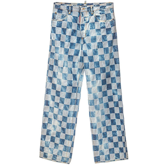 Dsquared² – Blaue Jeans aus Baumwolle mit entspannter Passform