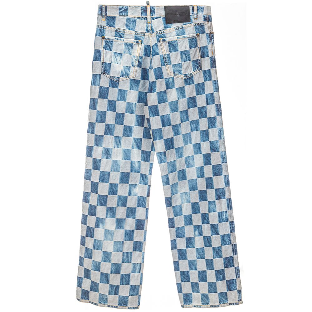 Dsquared² – Blaue Jeans aus Baumwolle mit entspannter Passform