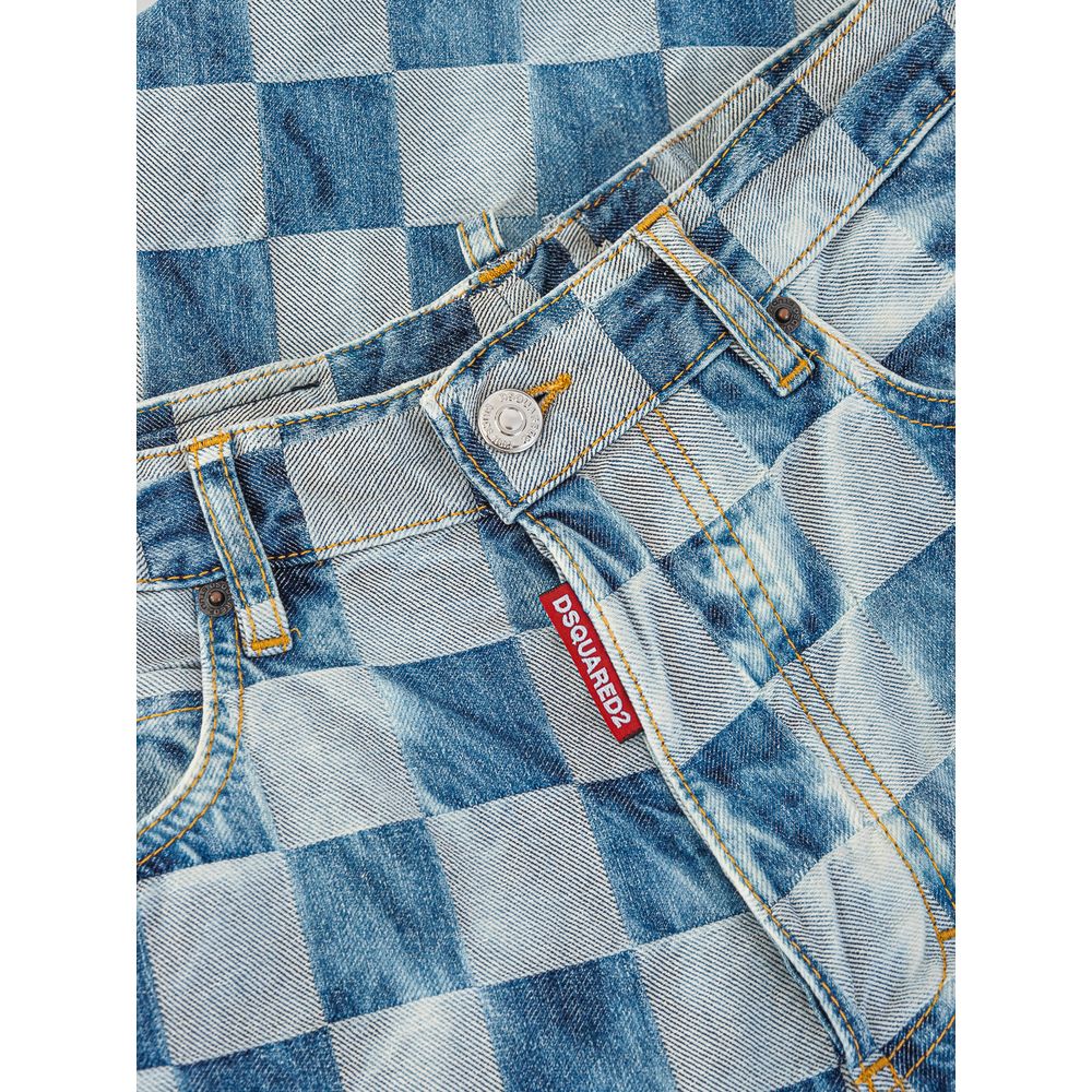 Dsquared² – Blaue Jeans aus Baumwolle mit entspannter Passform