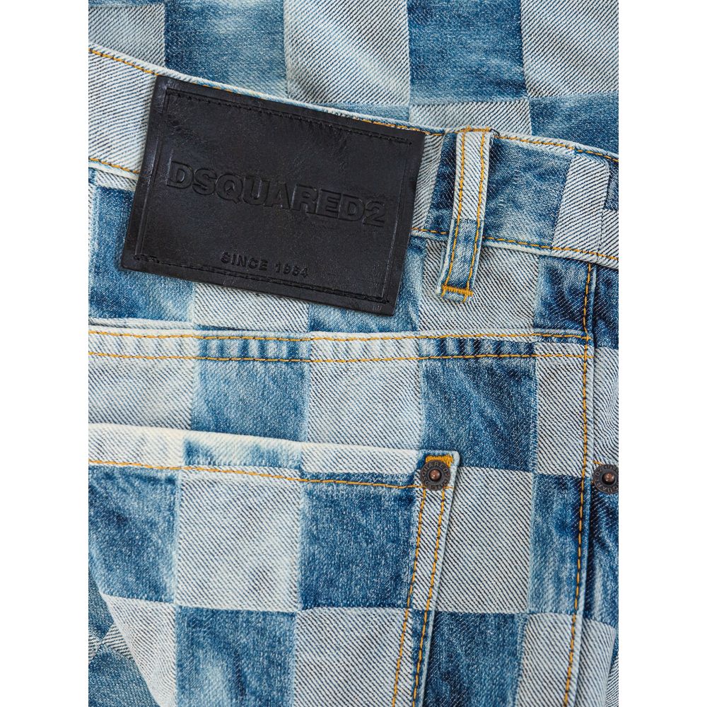 Dsquared² – Blaue Jeans aus Baumwolle mit entspannter Passform