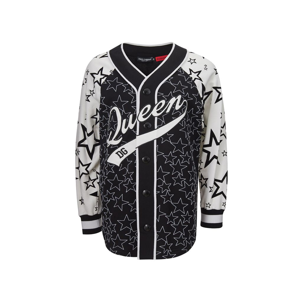 Pull en coton noir chic Dolce & Gabbana pour femme