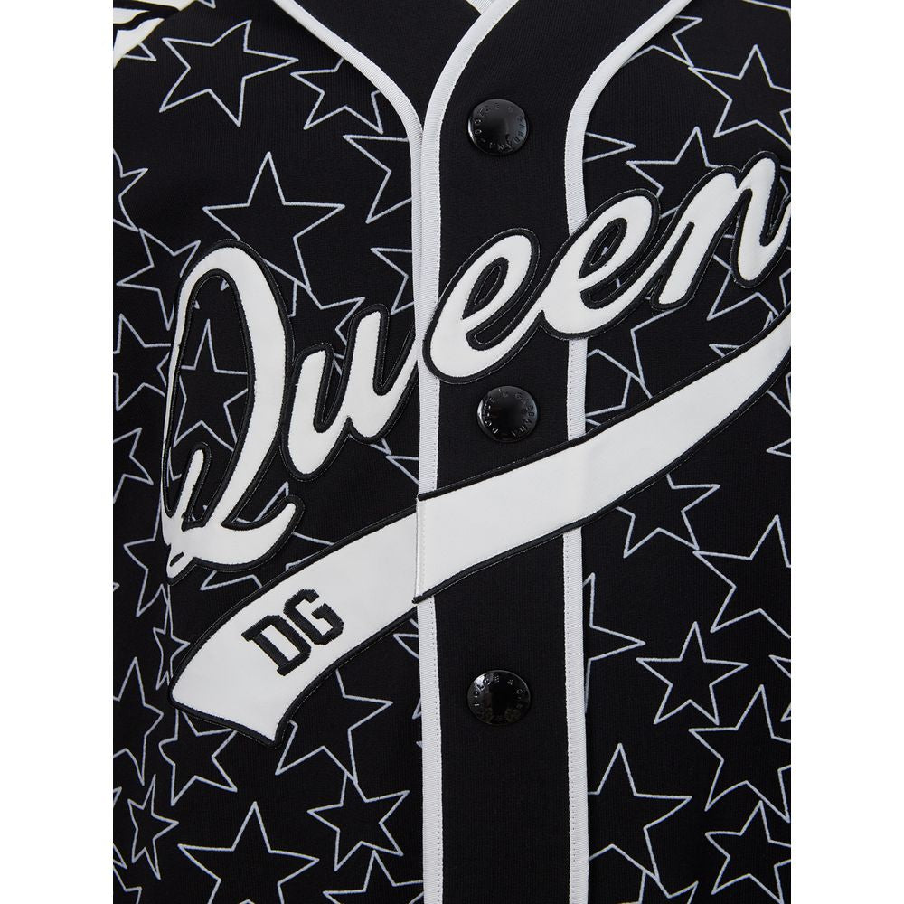 Pull en coton noir chic Dolce & Gabbana pour femme