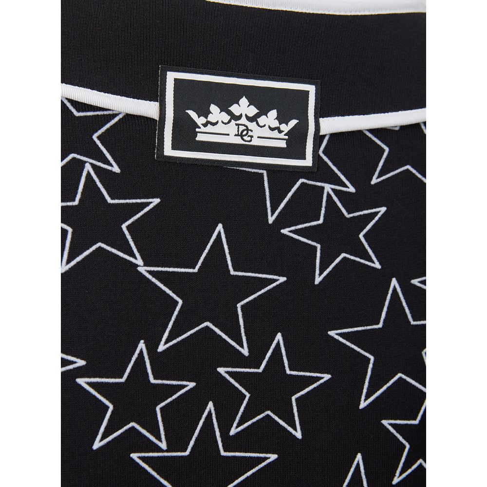 Pull en coton noir chic Dolce & Gabbana pour femme