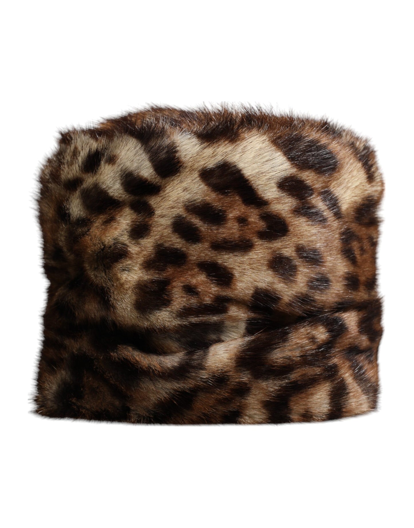 Bob Dolce & Gabbana en fausse fourrure léopard marron pour femme