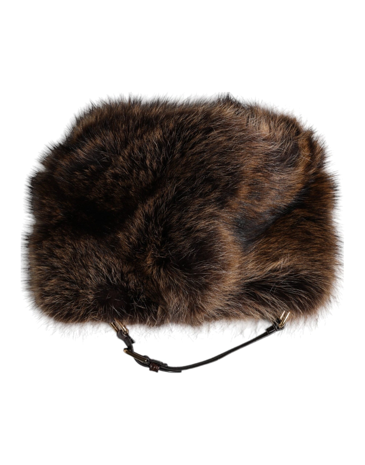 Bob en fourrure marron Dolce & Gabbana pour femme