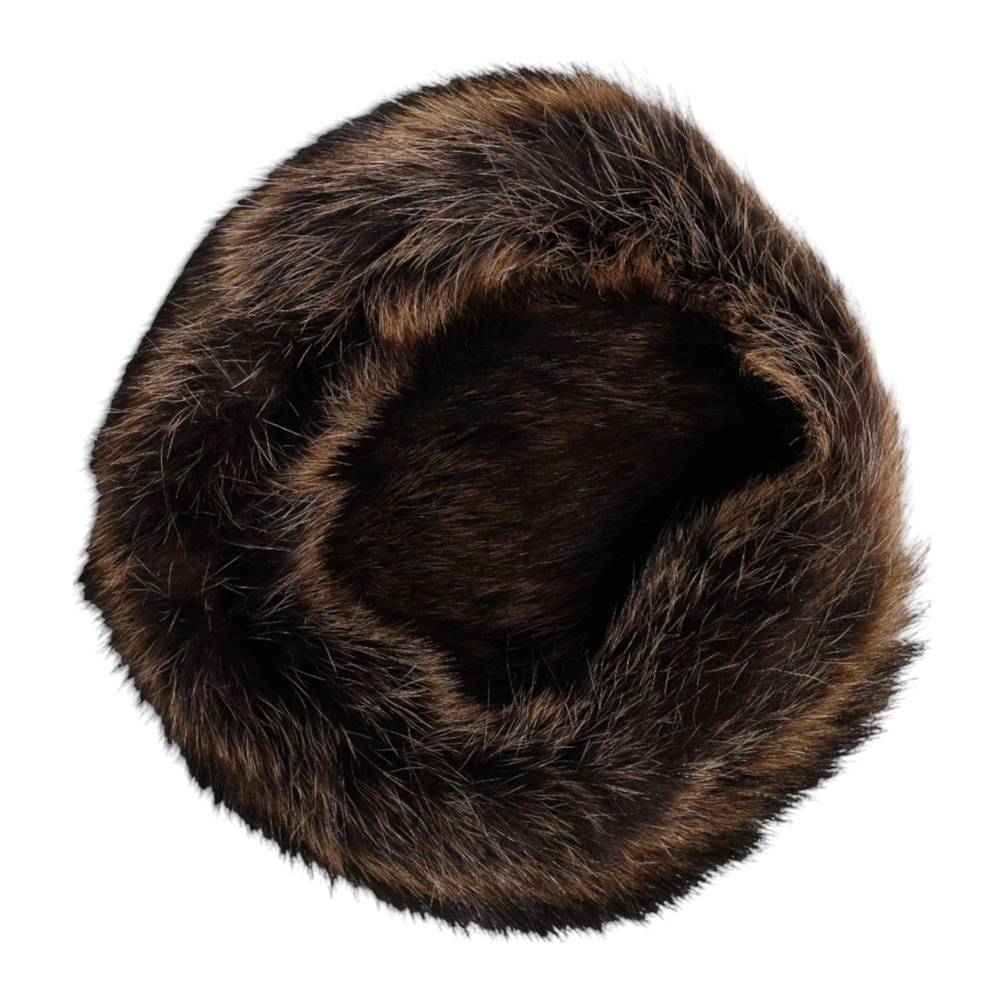 Bob en fourrure marron Dolce & Gabbana pour femme