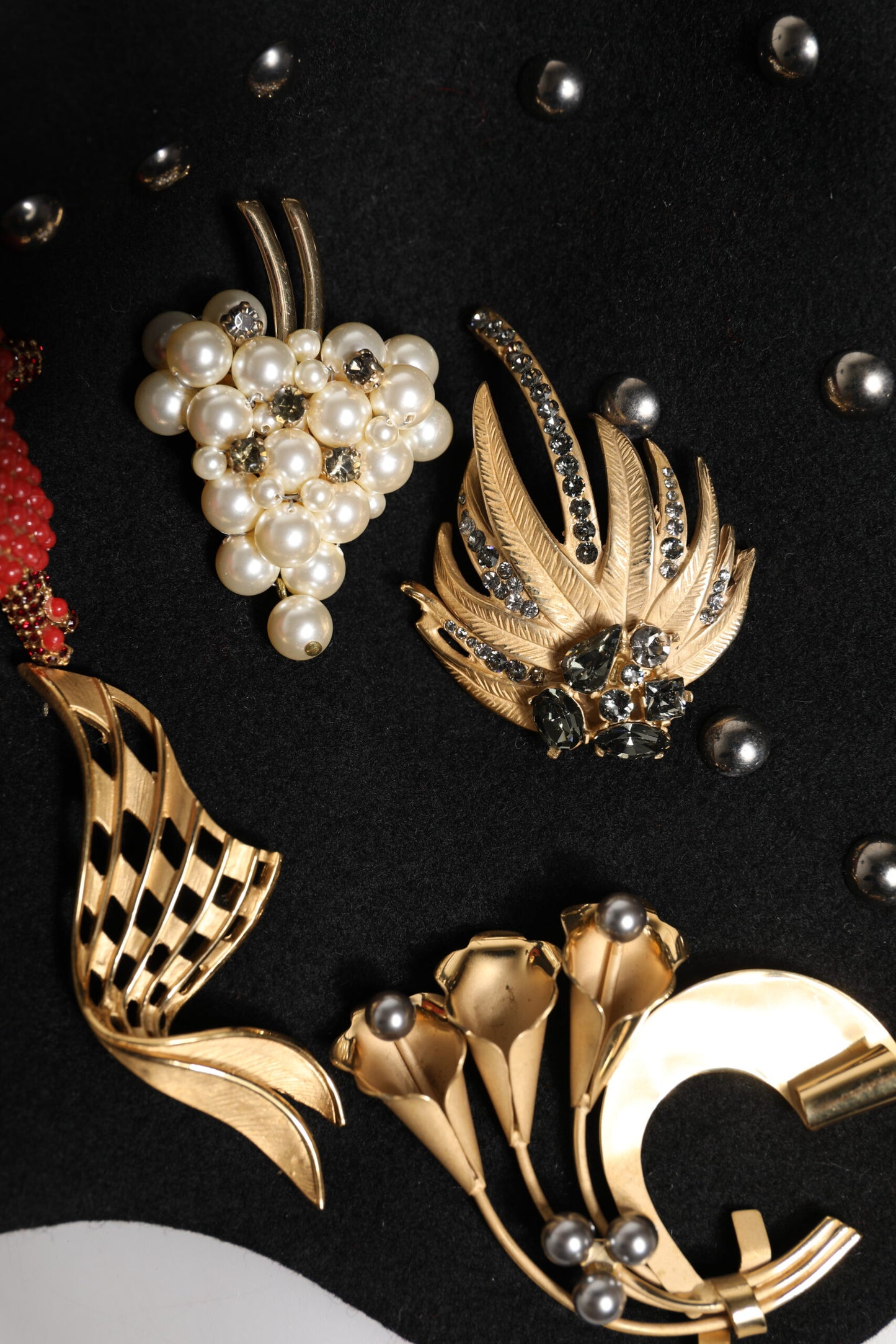 Chapeau cloche Dolce & Gabbana en laine noire à ornements multicolores