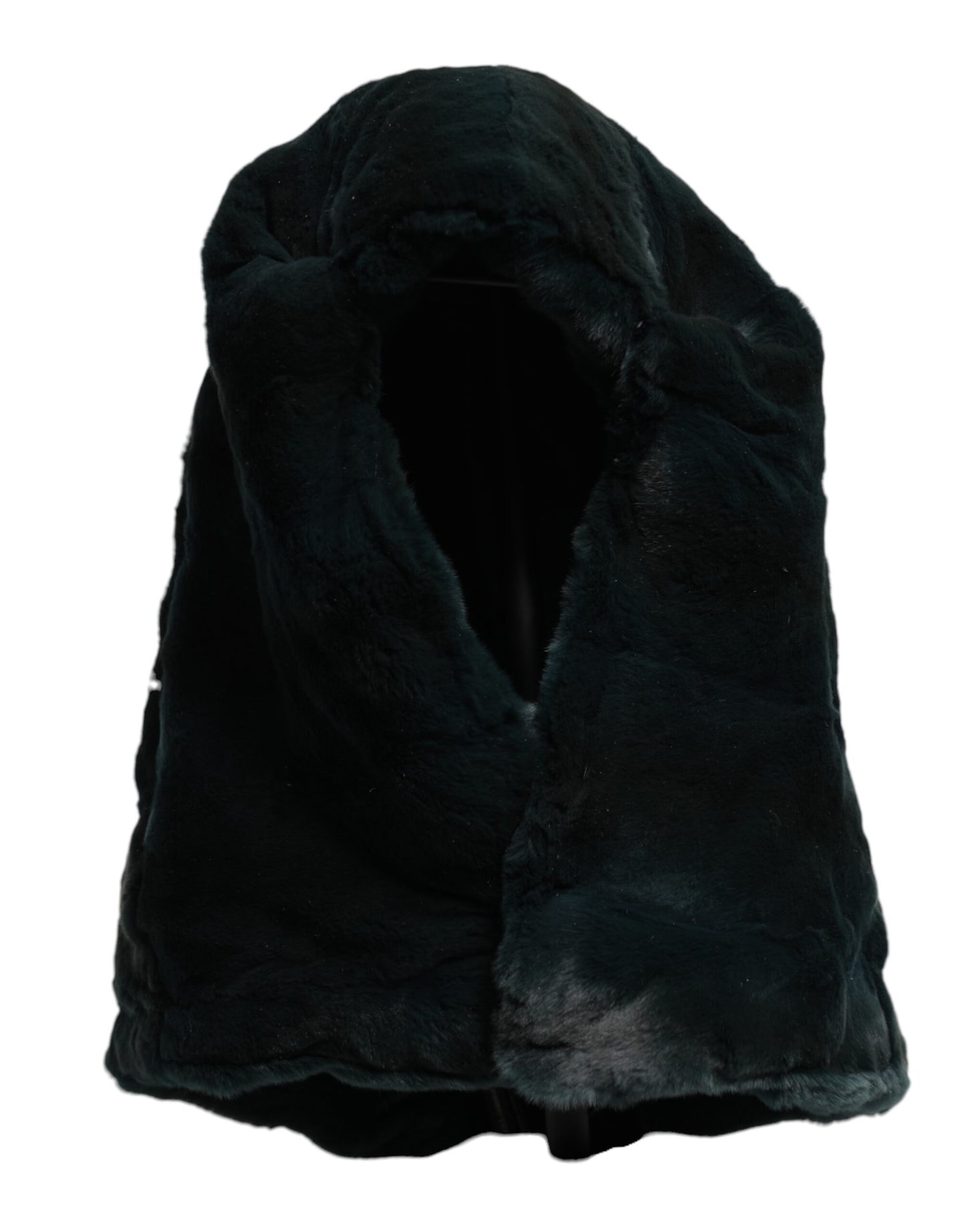 Bonnet en fourrure de belette noire Dolce & Gabbana pour femme