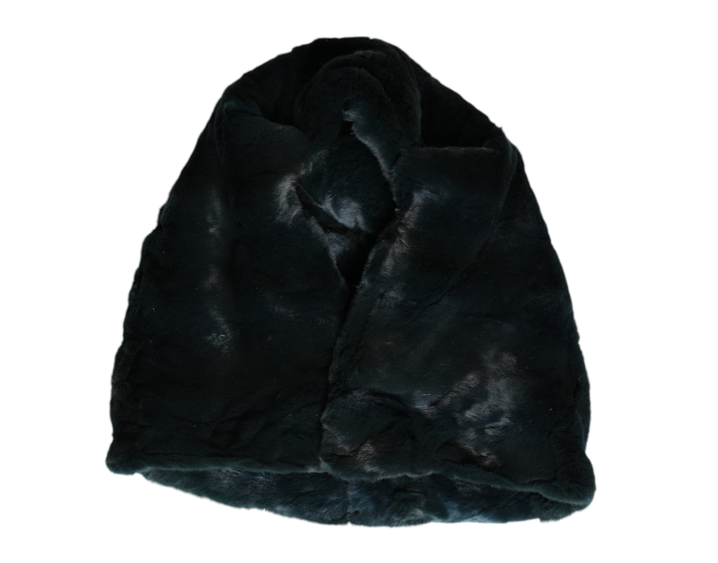 Bonnet en fourrure de belette noire Dolce & Gabbana pour femme