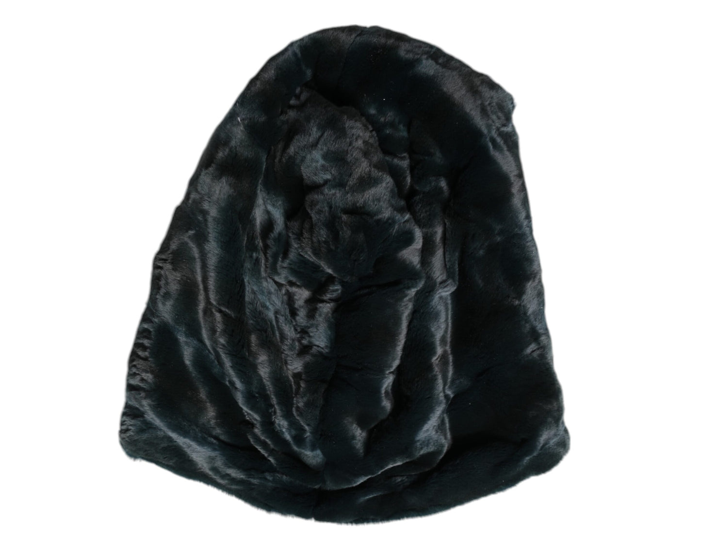Bonnet en fourrure de belette noire Dolce & Gabbana pour femme
