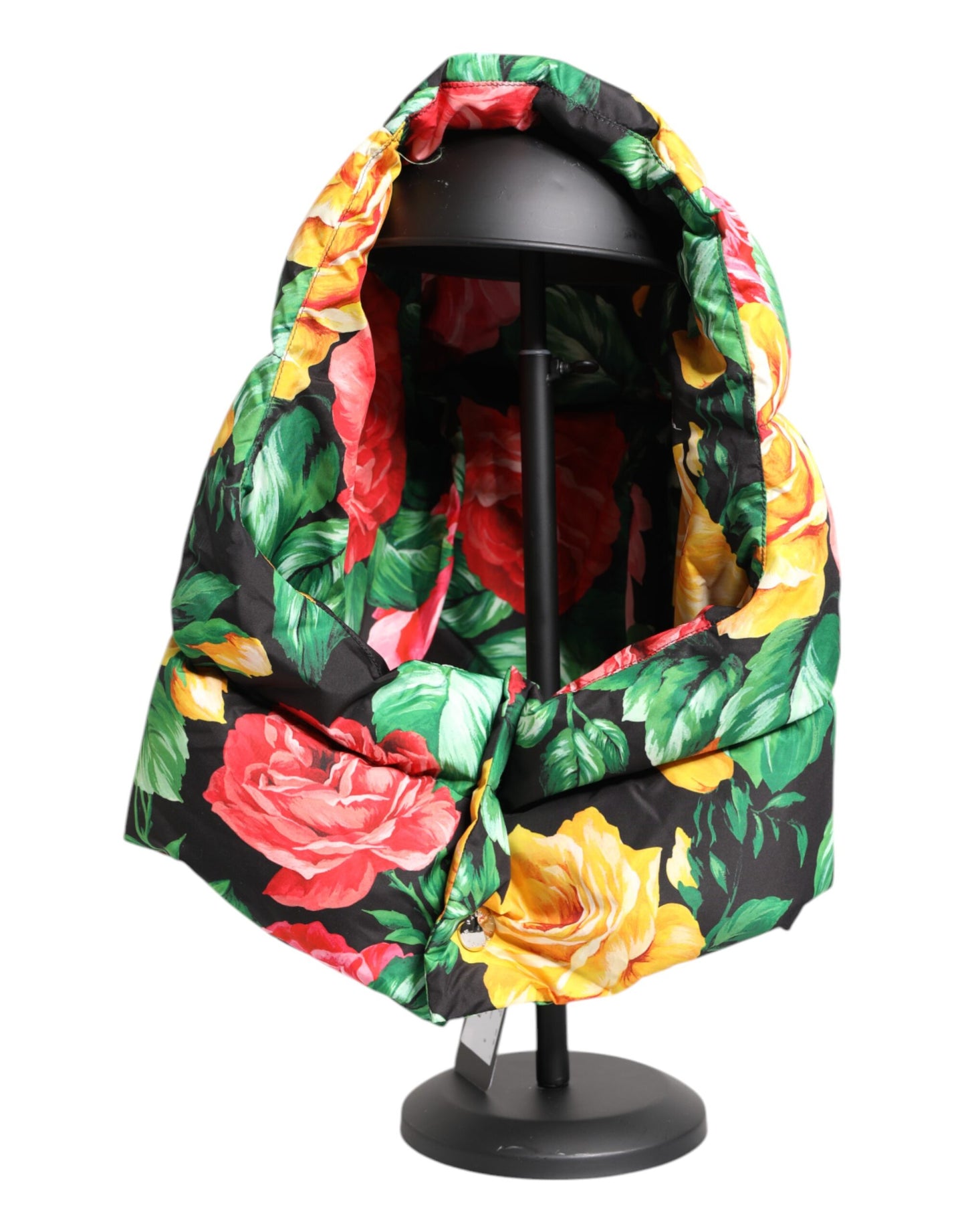 Chapeau enveloppant à imprimé floral multicolore Dolce & Gabbana