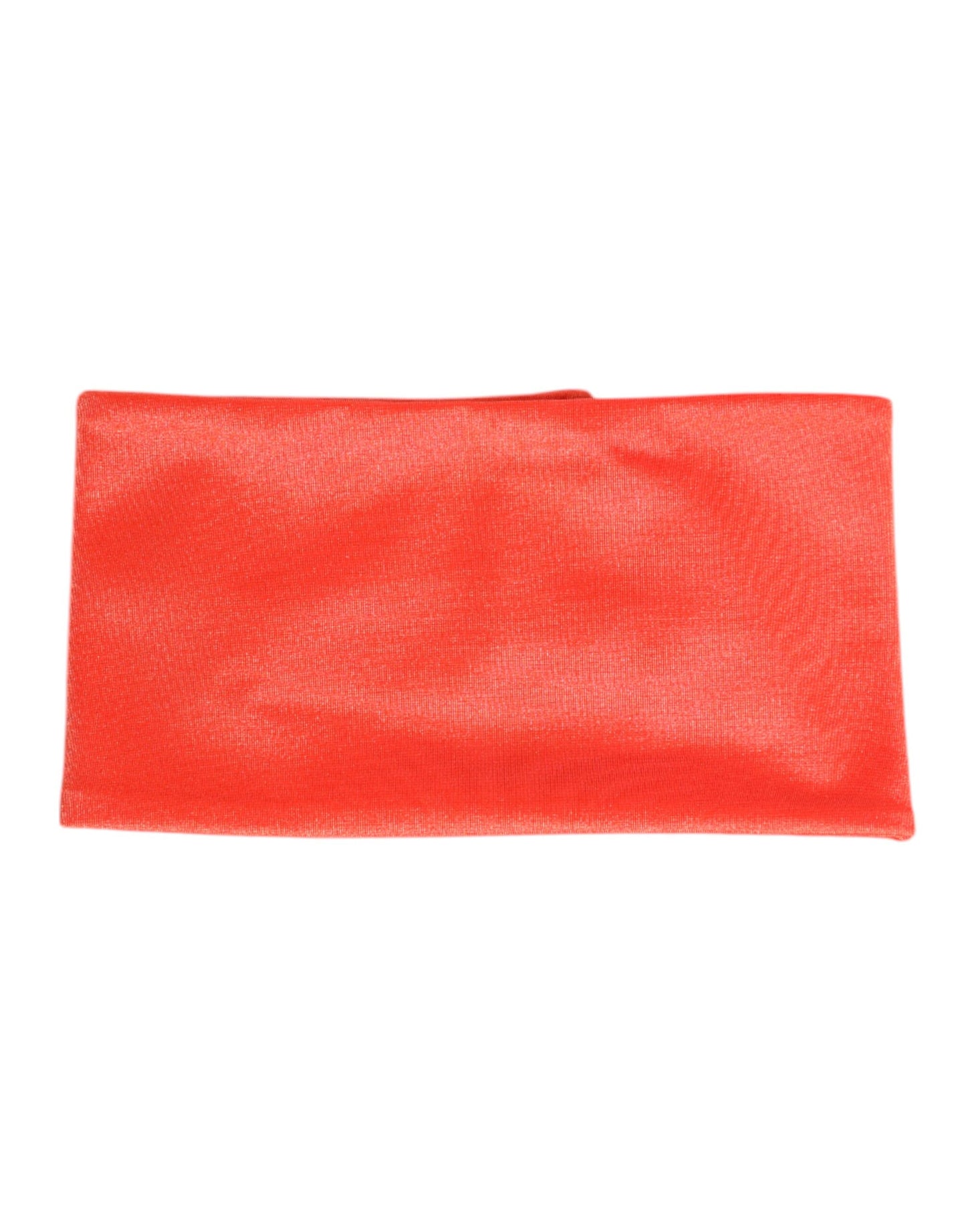 Foulard tour de cou Dolce & Gabbana en nylon extensible orange pour femme