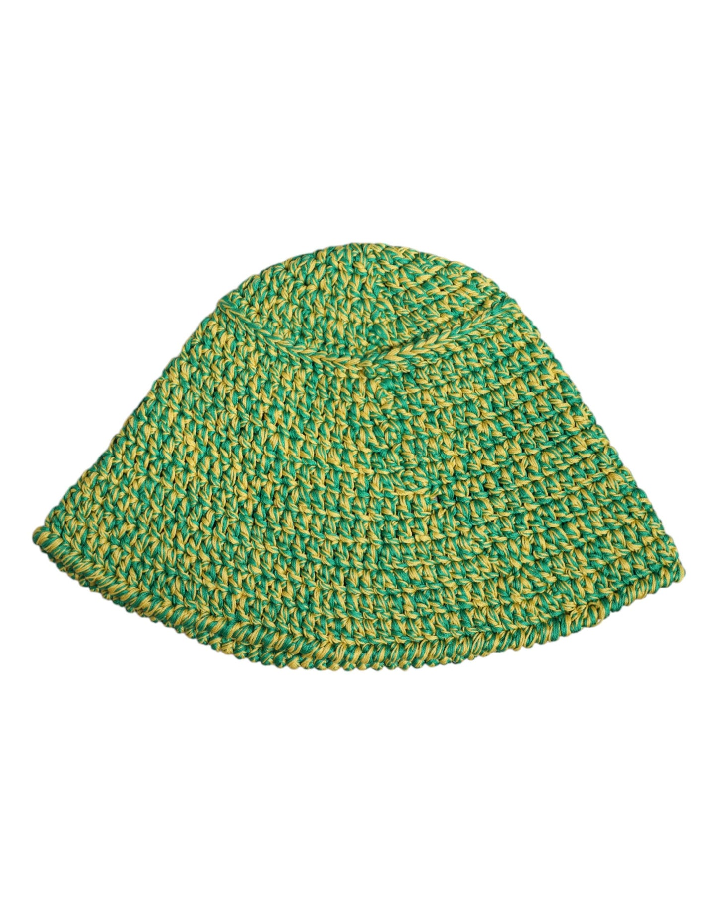 Bob Dolce & Gabbana en coton vert crocheté avec logo DG