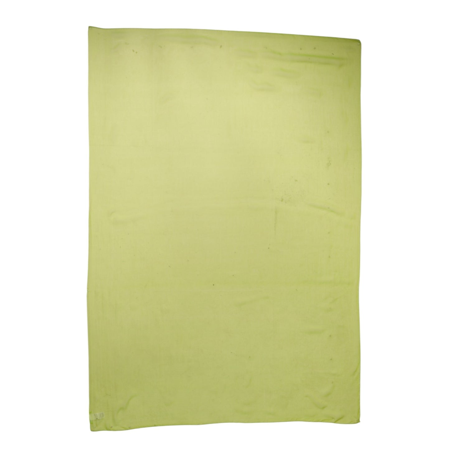 Foulard châle rectangulaire en soie verte Dolce & Gabbana