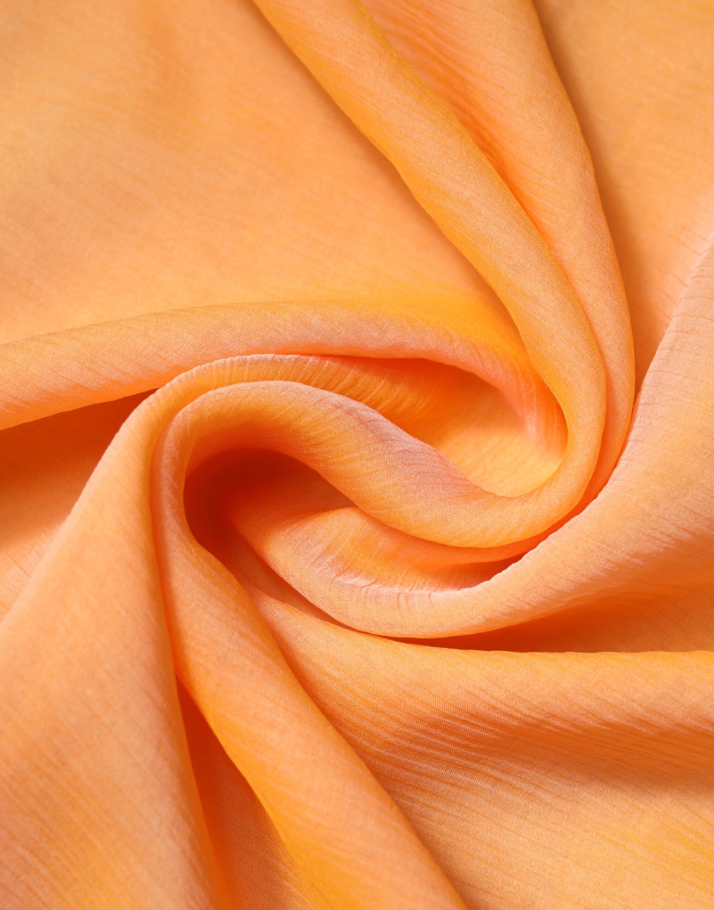 Foulard châle rectangulaire en soie orange Dolce & Gabbana