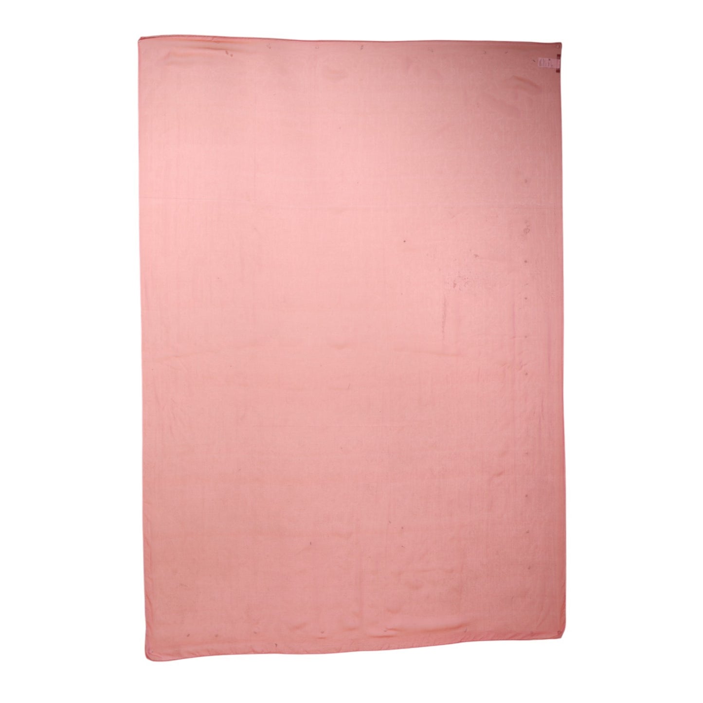 Foulard châle rectangulaire en soie rose Dolce & Gabbana pour femme