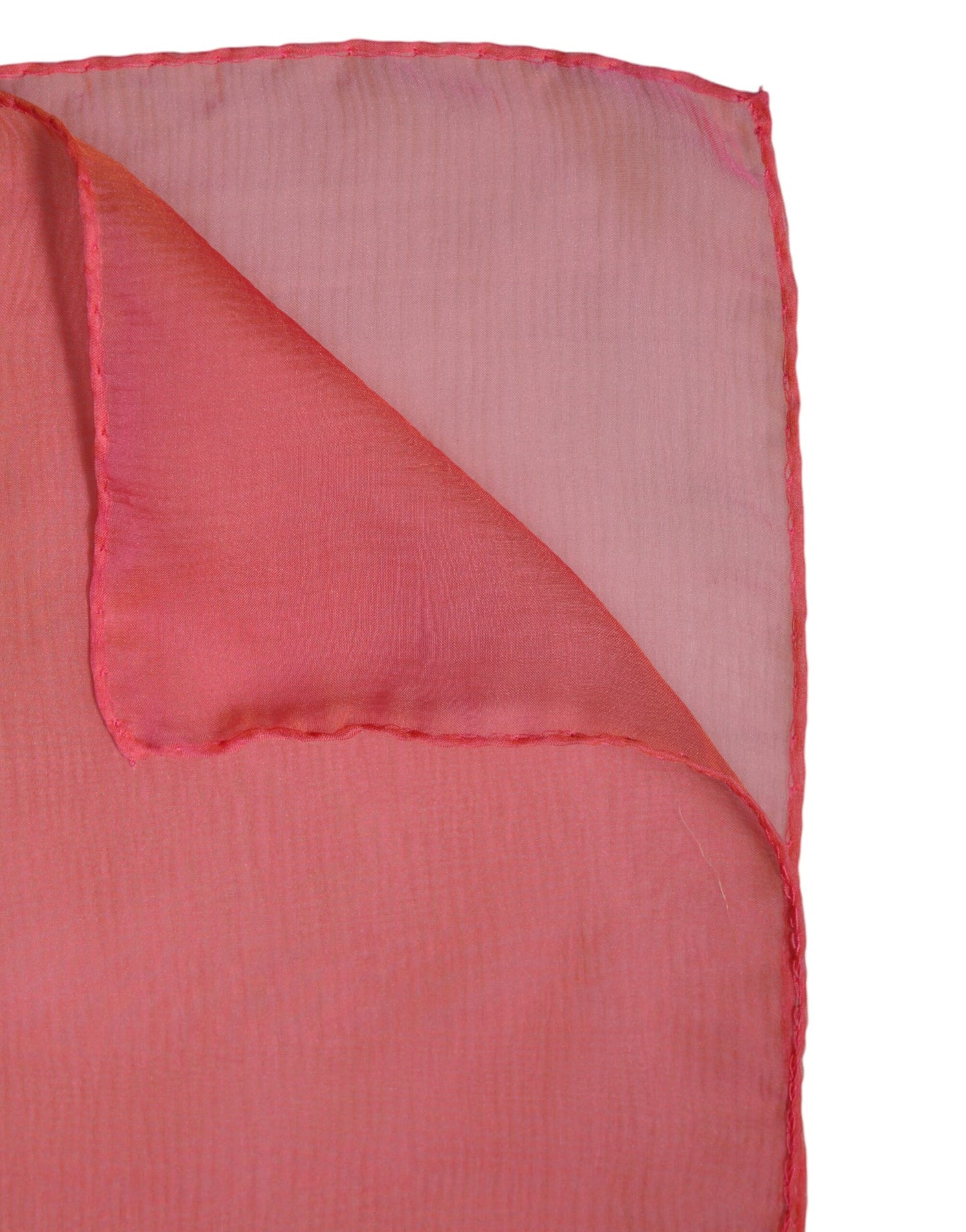 Foulard châle rectangulaire en soie rose Dolce & Gabbana pour femme