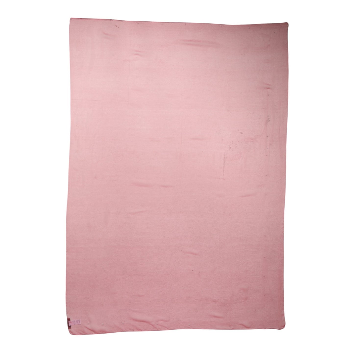 Foulard châle rectangulaire en soie rose Dolce & Gabbana pour femme