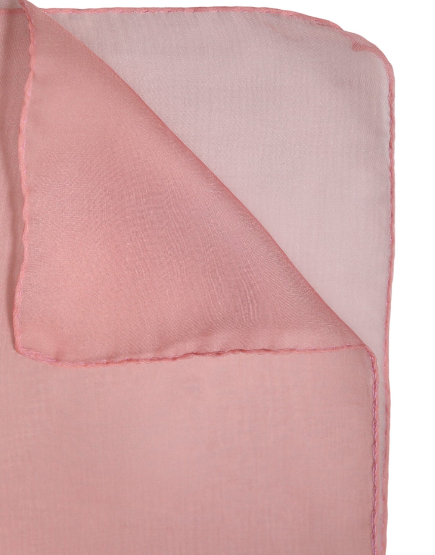 Foulard châle rectangulaire en soie rose Dolce & Gabbana pour femme