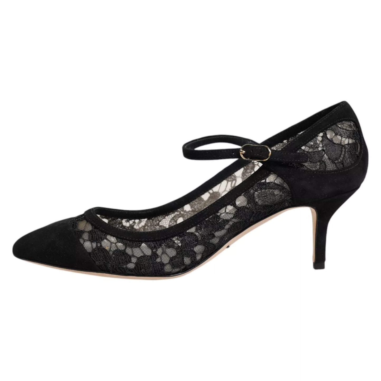 Escarpins à lacets noirs Mary Jane Taormina de Dolce & Gabbana