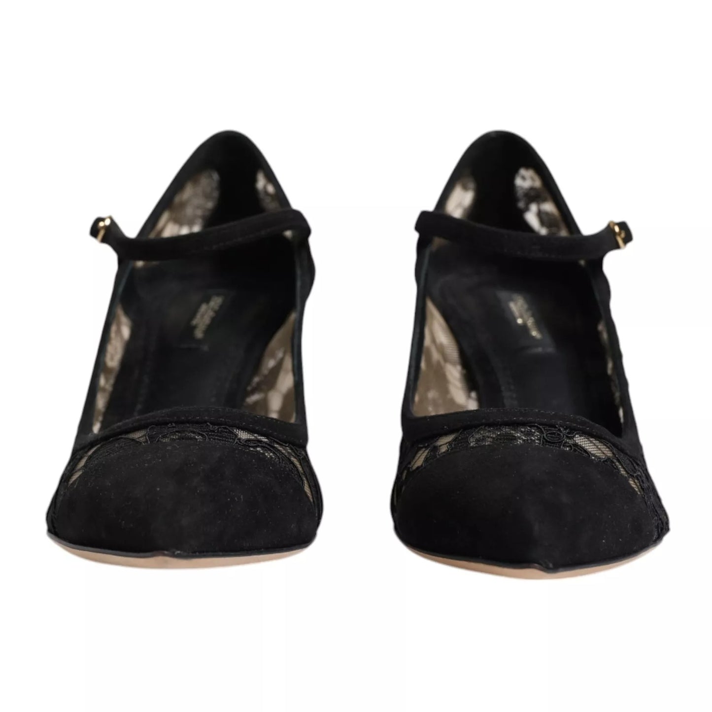 Escarpins à lacets noirs Mary Jane Taormina de Dolce & Gabbana