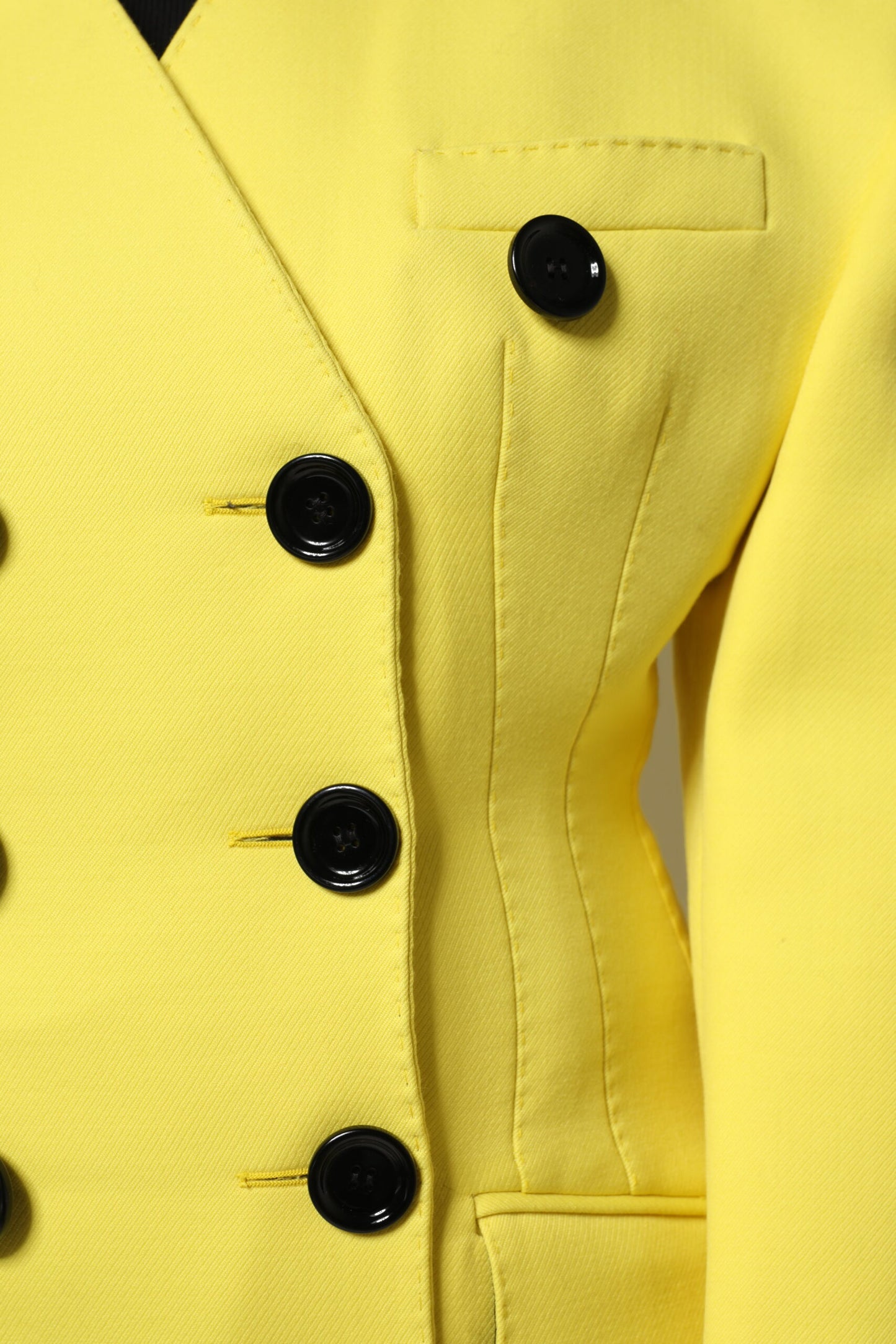 Dolce & Gabbana Trench-coat jaune à double boutonnage