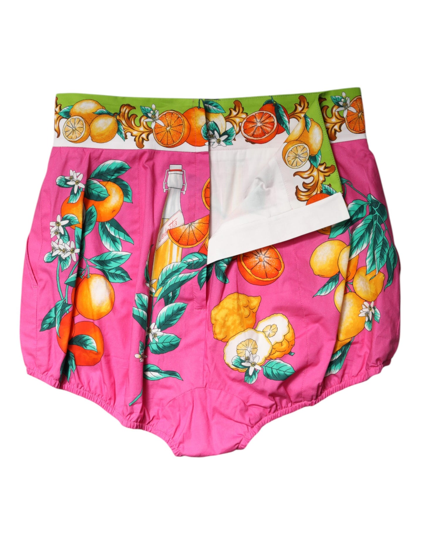 Short taille haute imprimé rose Dolce & Gabbana