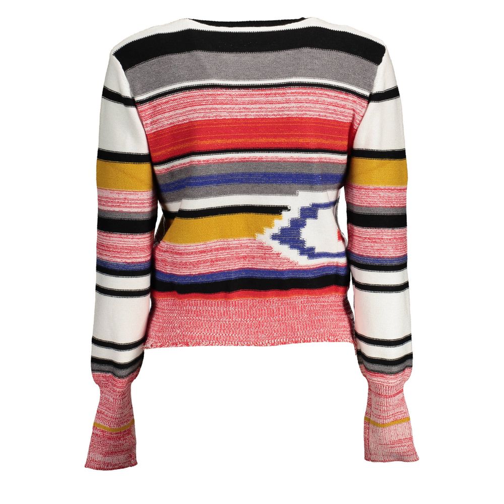 Desigual Rosso Viscosa Women Sweater