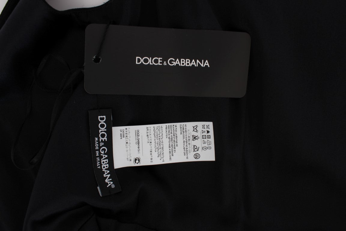 Dolce & Gabbana – Langes Maxi-Etuikleid mit Blumenmuster in Rosa