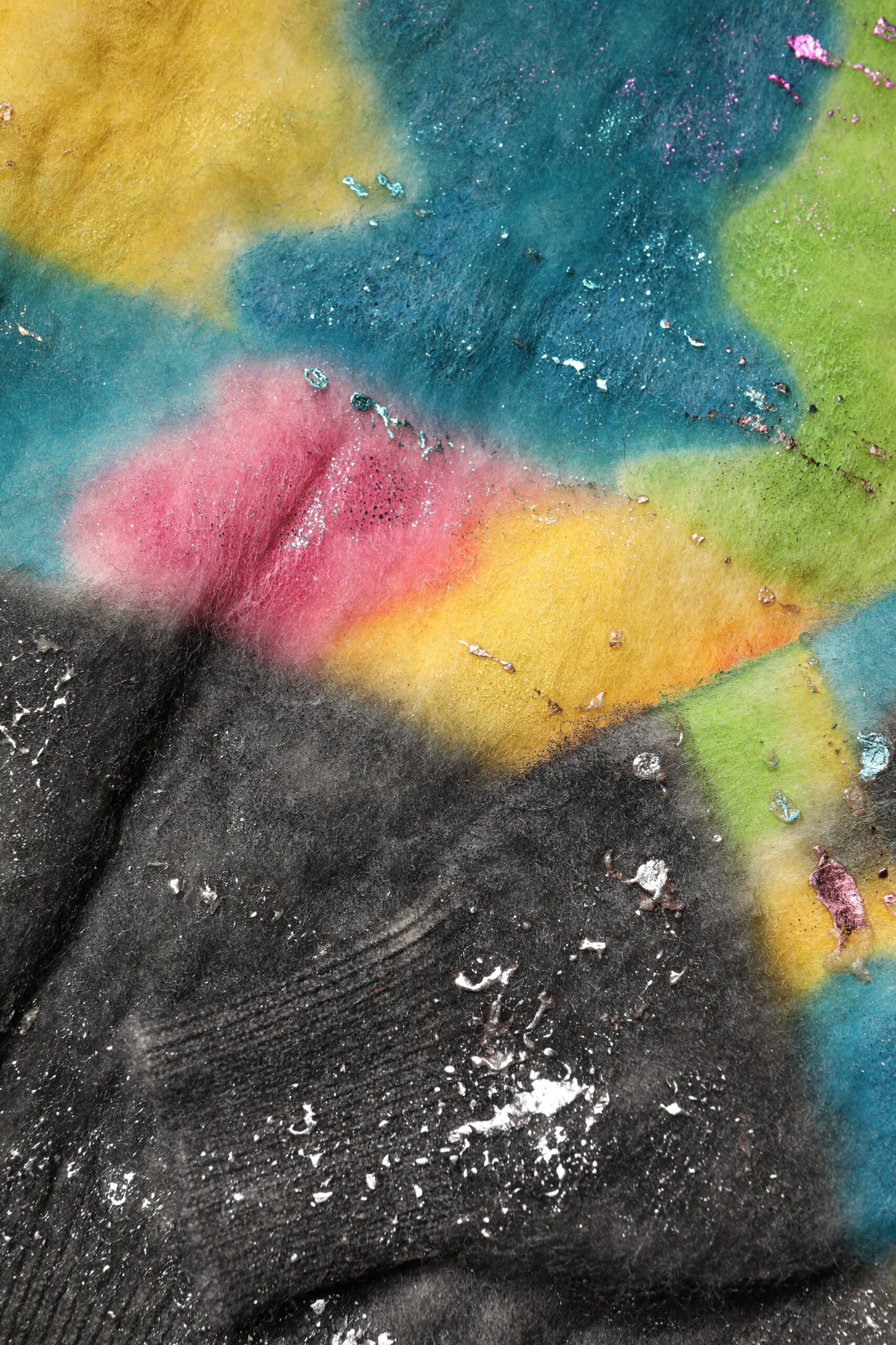 Pull à col roulé en mohair multicolore Dolce & Gabbana