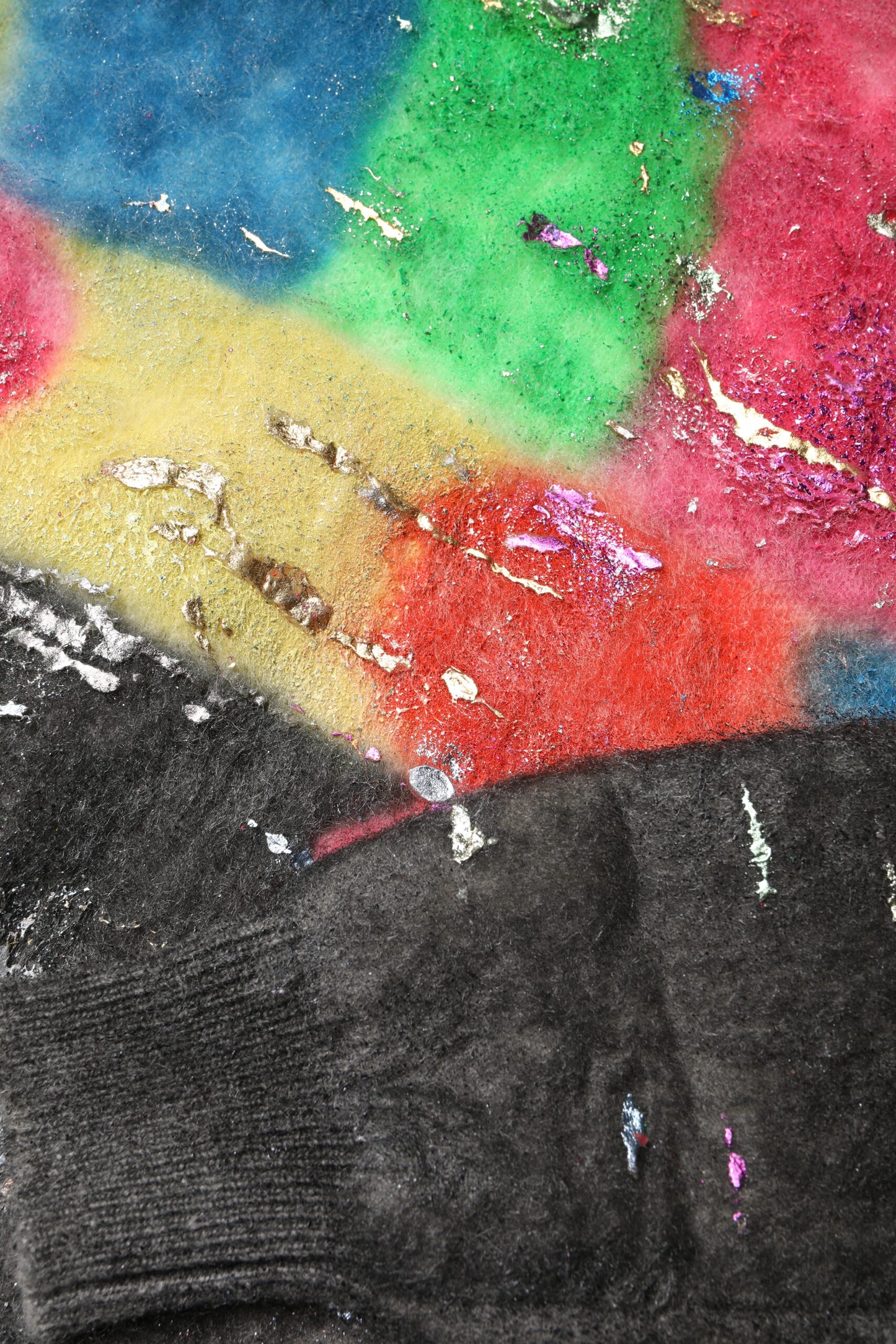 Pull à col roulé en mohair multicolore Dolce & Gabbana