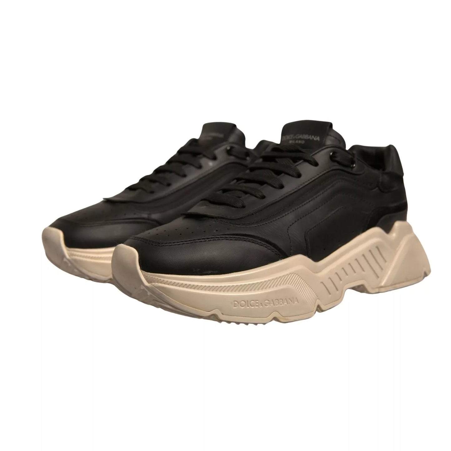 Baskets basses Dolce & Gabbana Daymaster noires et blanches