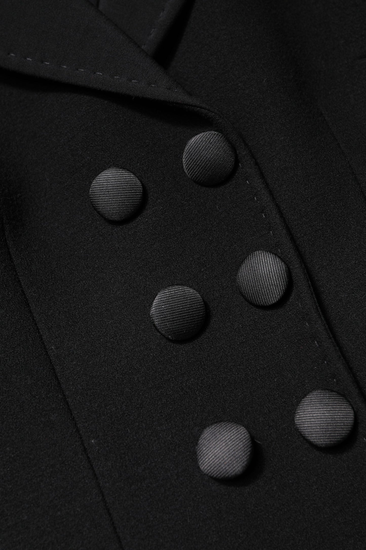 Dolce & Gabbana Manteau croisé en laine noire