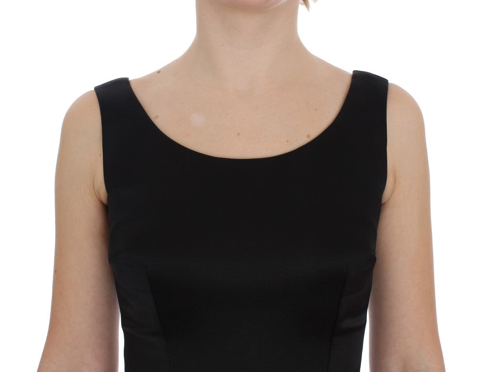 Robe fourreau longue noire et grise Dolce & Gabbana
