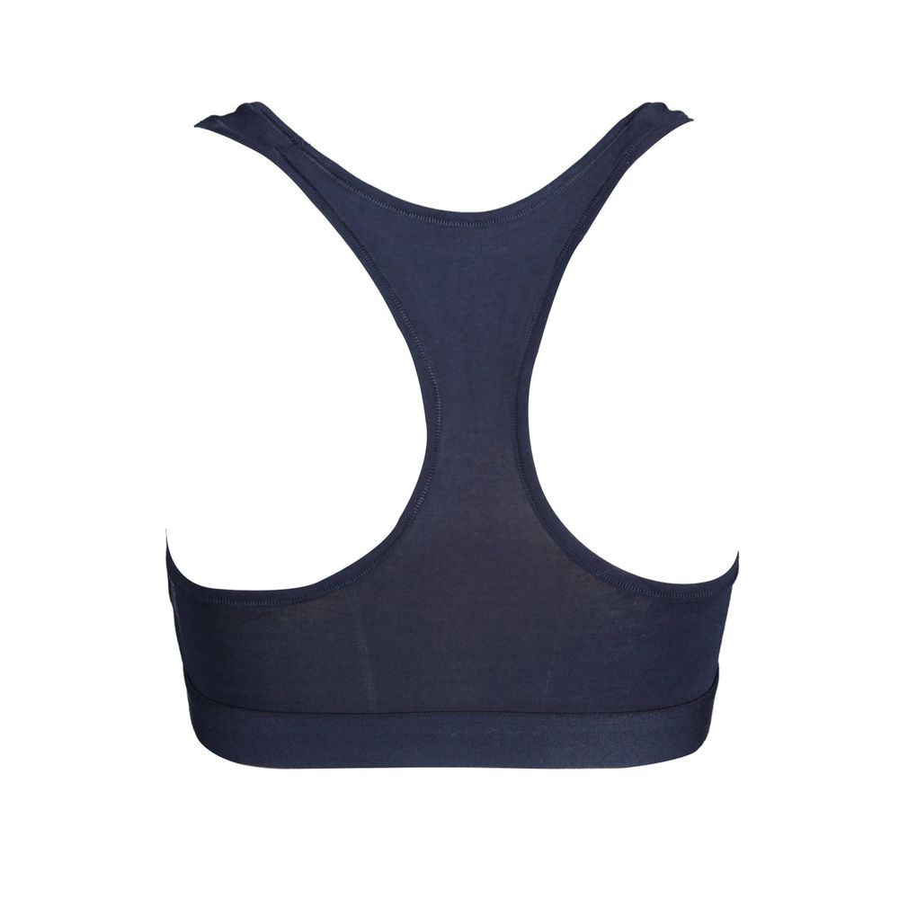 Tommy Hilfiger Blu Cotone Women Sports Bra