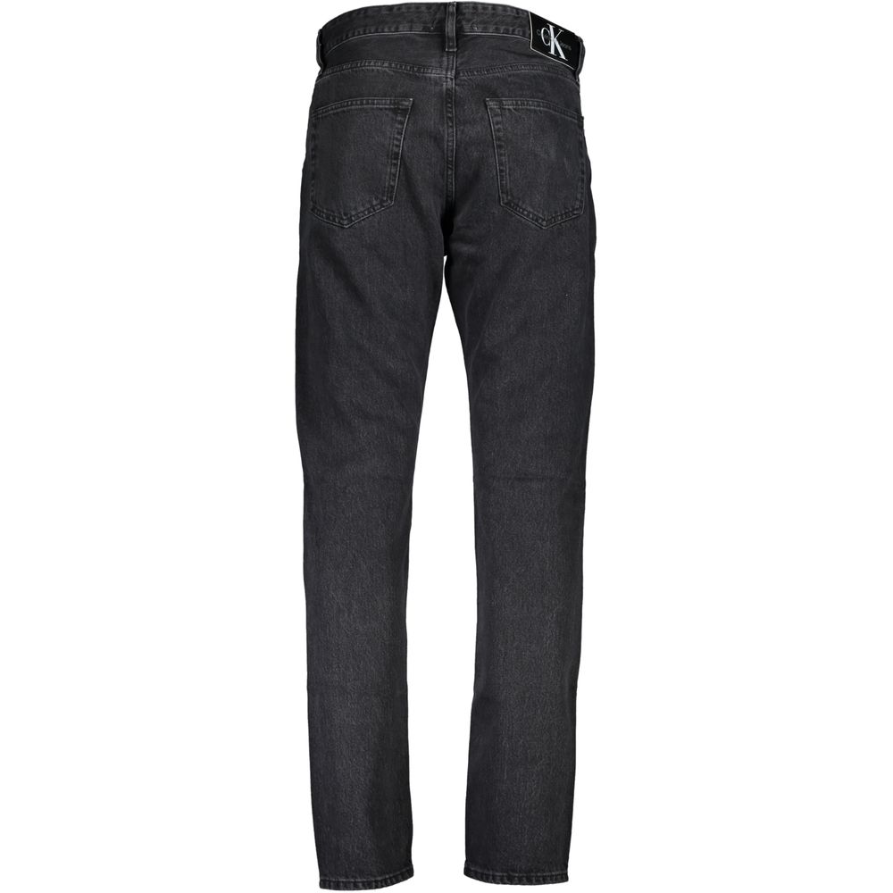 Calvin Klein Black Cotton Men Jeans