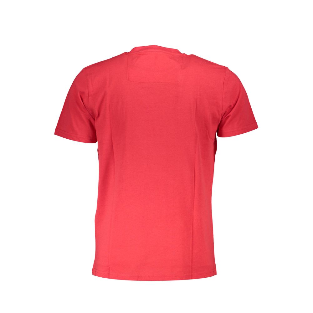 Cavalli Class Red Cotton Men T-Shirt